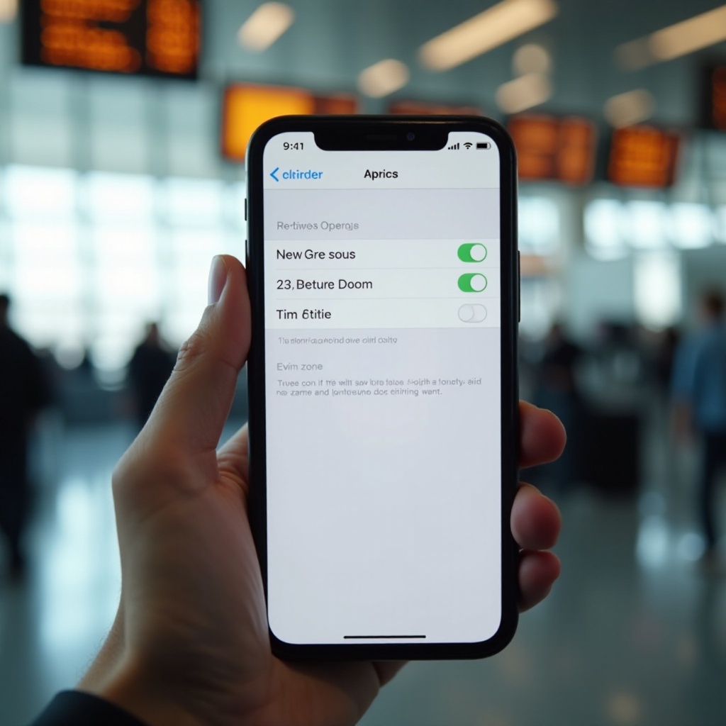 ubah zona waktu kalender iPhone