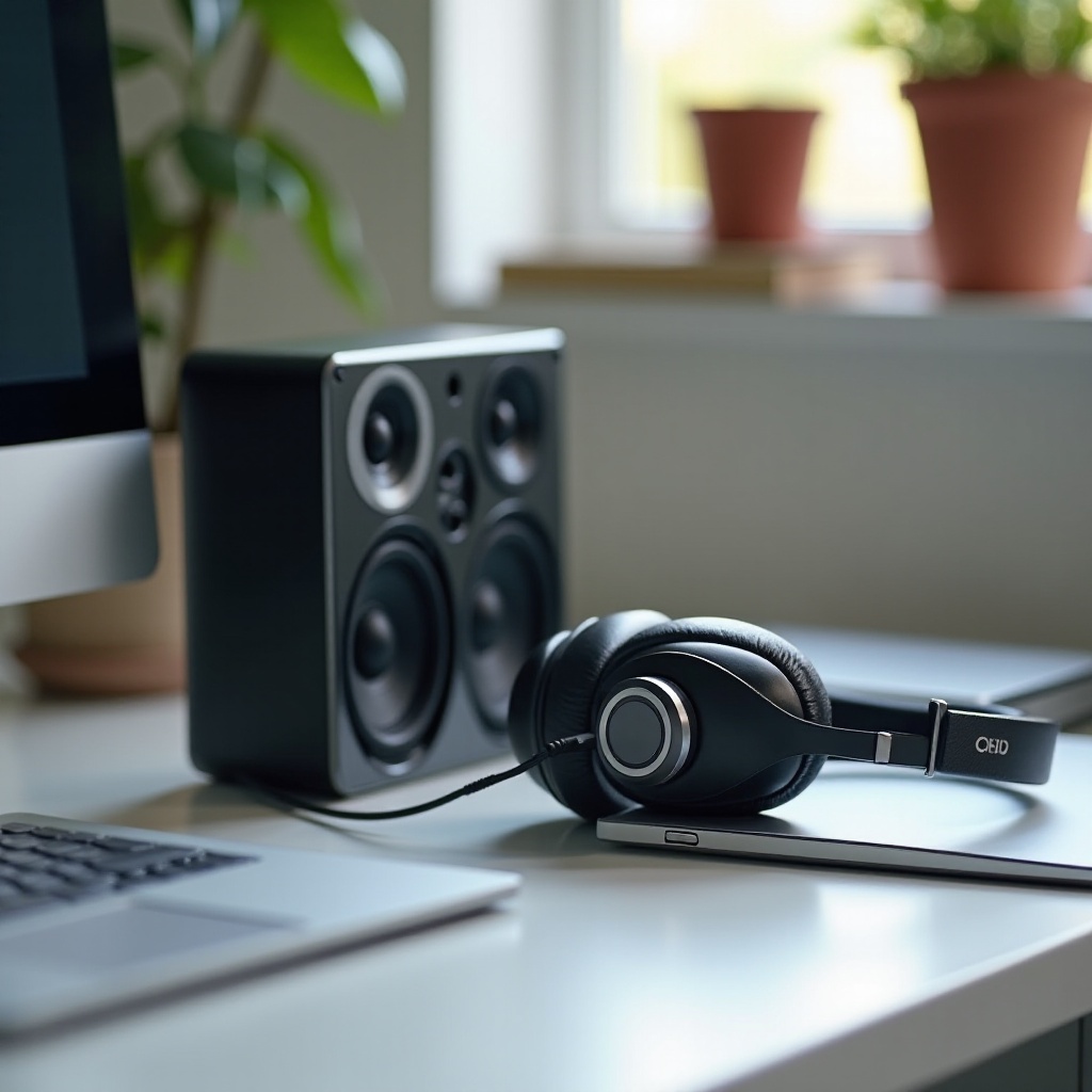 menghitung pengeras suara dan headphone saya sebagai satu perangkat