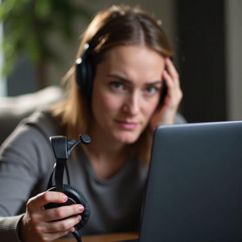 saya tidak bisa menghubungkan headphone saya ke laptop saya