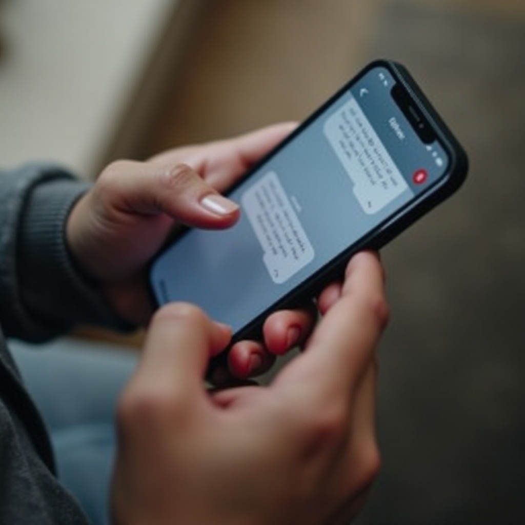 iPhoneは名前の代わりにメッセージと言います