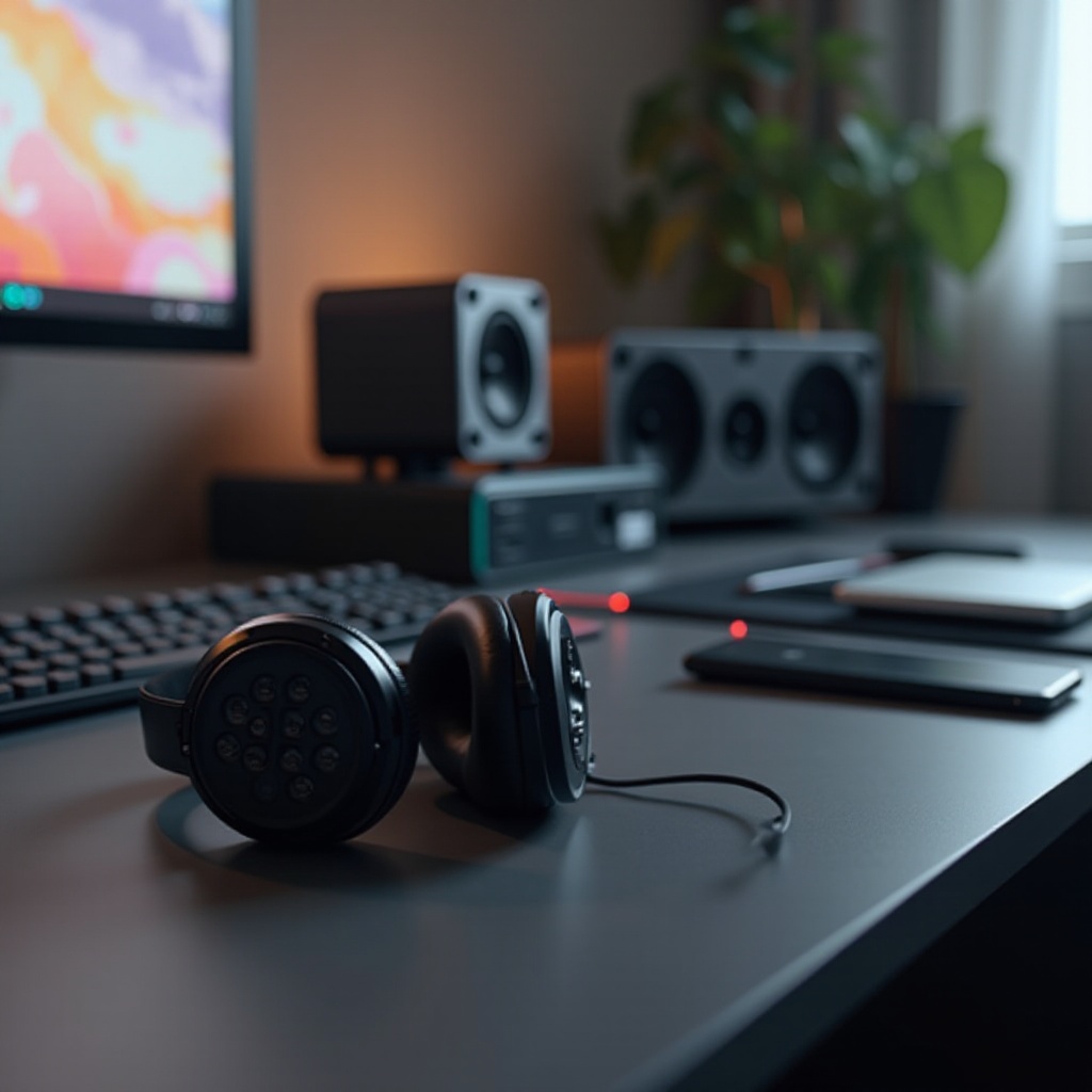 menghitung pengeras suara dan headphone saya sebagai satu perangkat