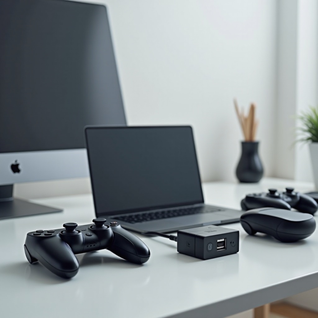 컨트롤러를 노트북에 연결하다