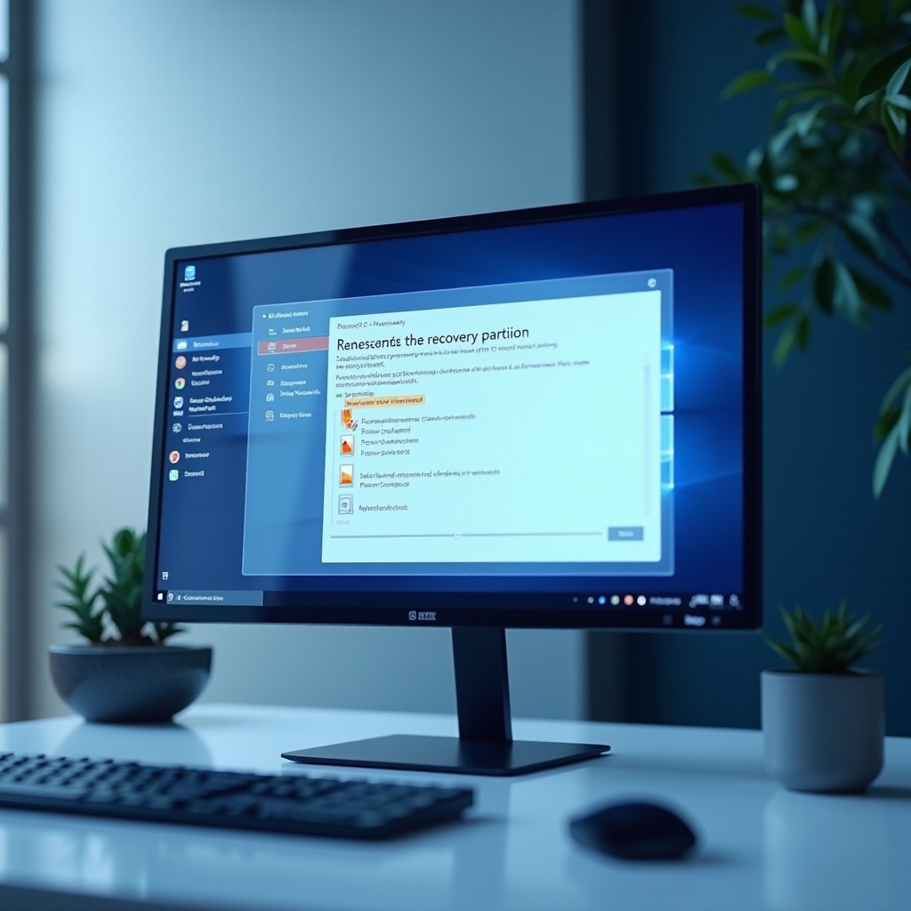 ลบพาร์ติชันการกู้คืน windows 11