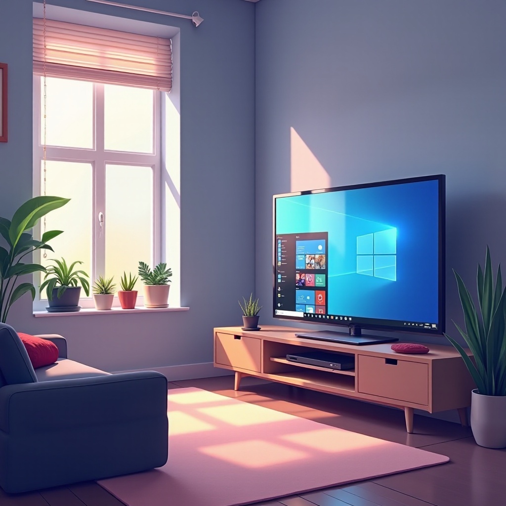 cara menggunakan TV sebagai monitor komputer
