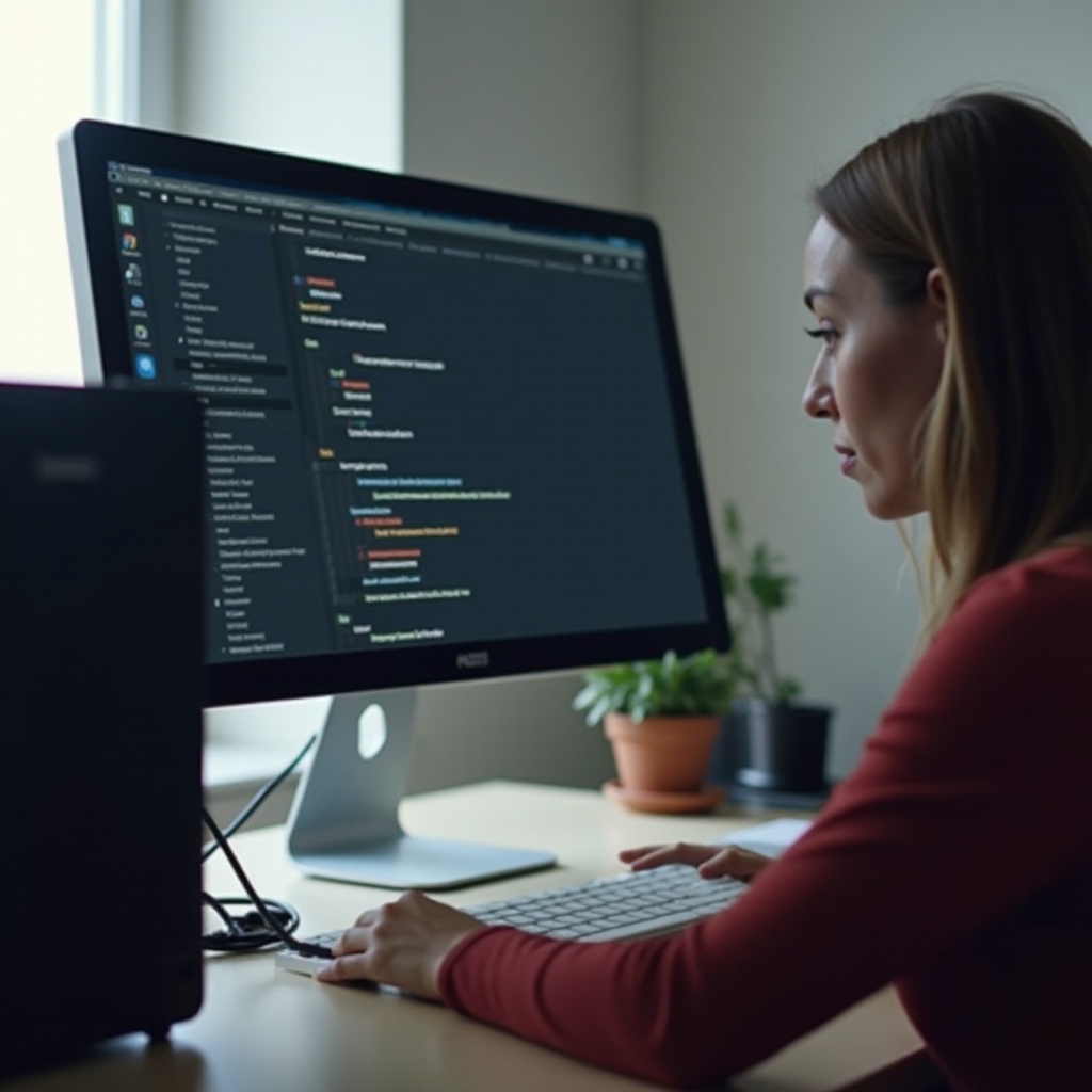 monitor komputer berkedip nyala-padam