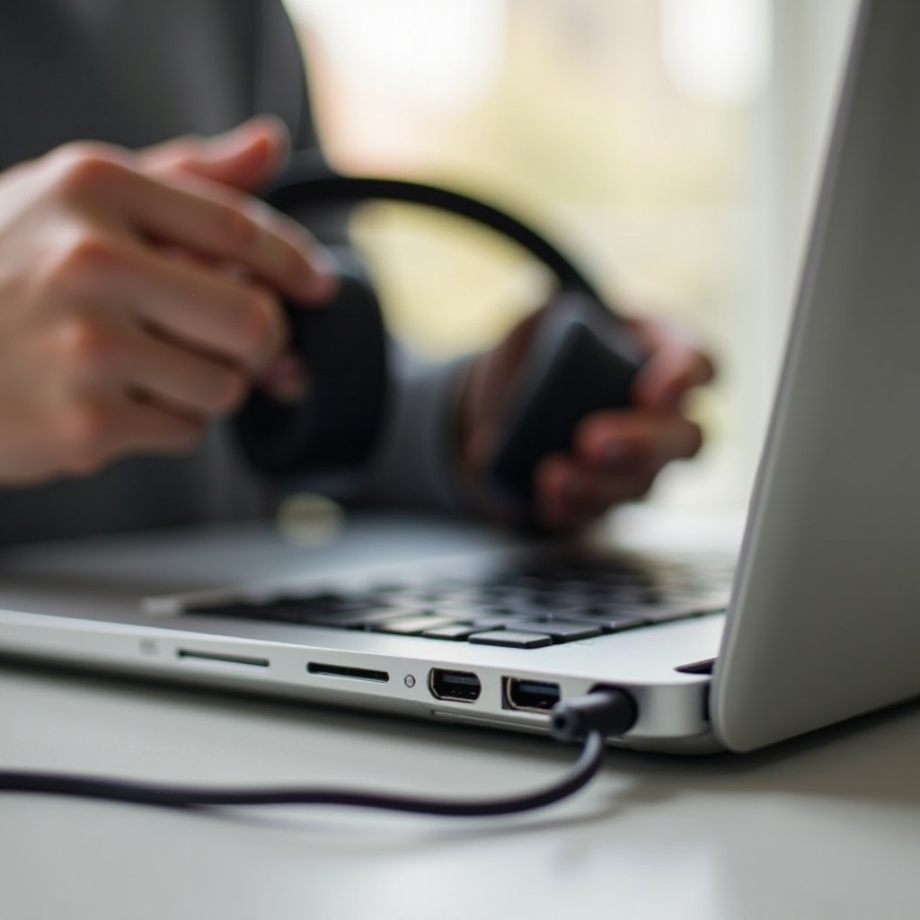 saya tidak bisa menghubungkan headphone saya ke laptop saya