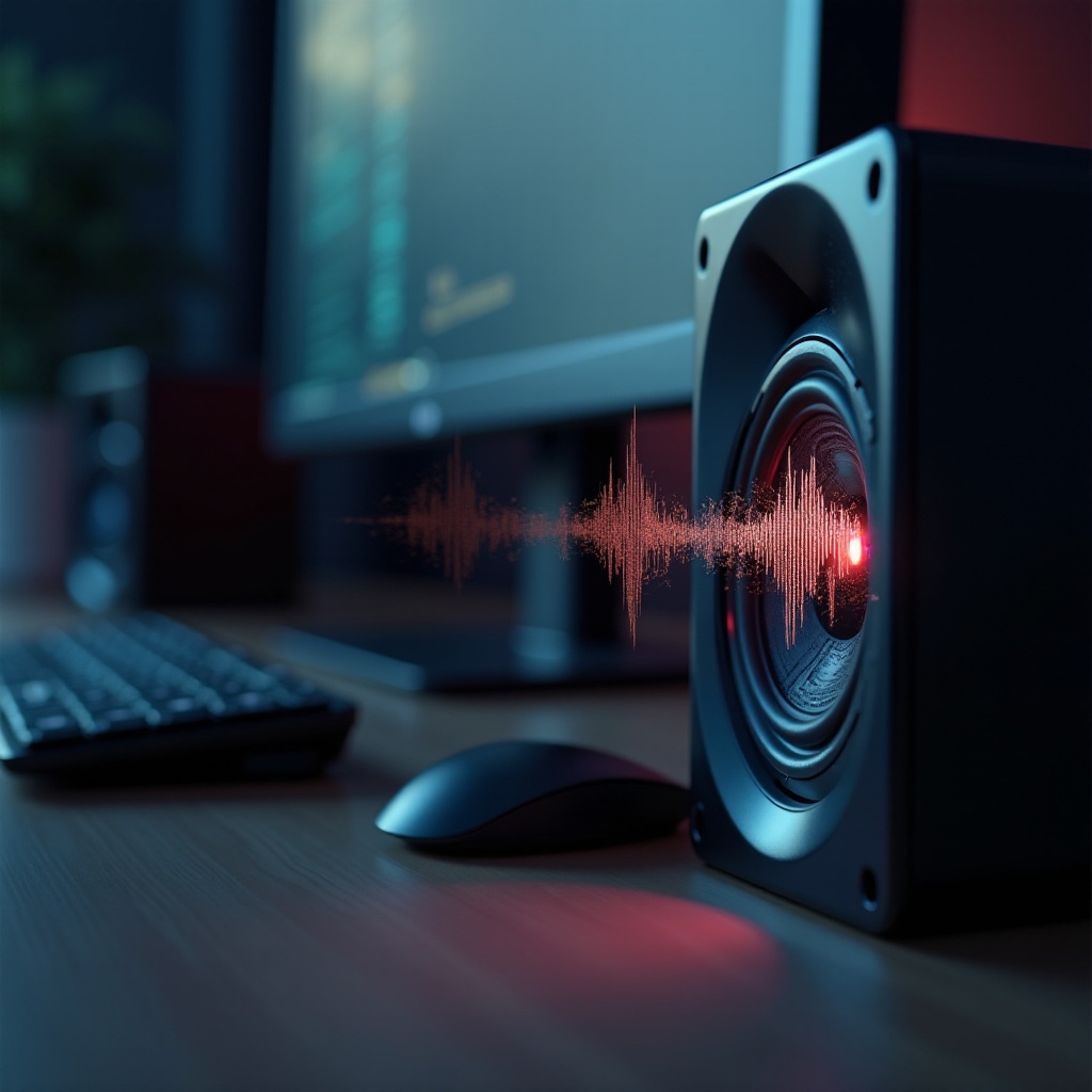 cara menghentikan kebisingan statis di speaker pc