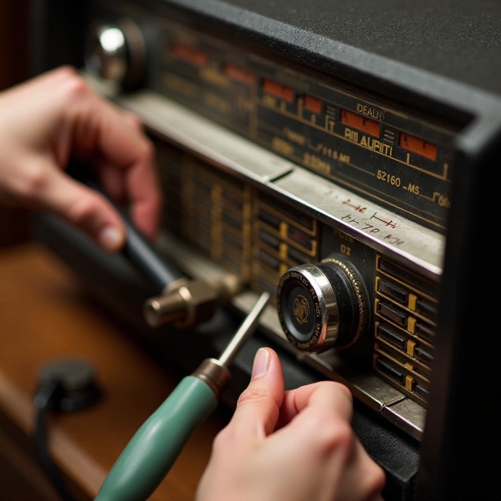penggantian colokan output 5 ohm pada radio tabung blaupunkt